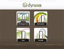 Tablet Screenshot of dynova.fr